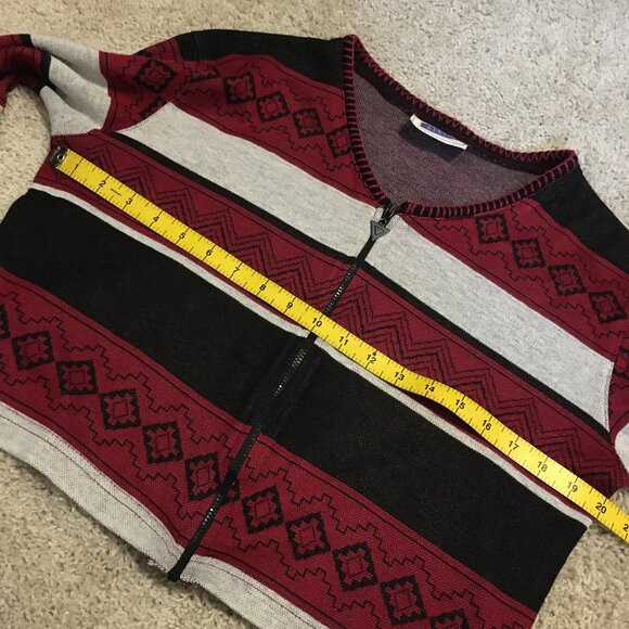 Riata Arizona Tribal Cropped Zip Up Cardigan - Picture 12 of 15